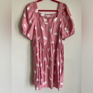 LOFT Babydoll Dress Size L
